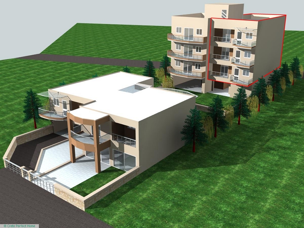 3 part-constructed 2-bed apartments close to beach, sea views