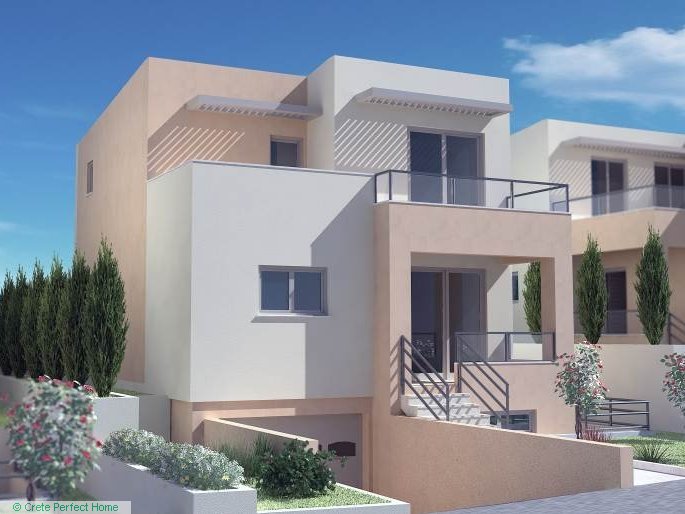 New 201m2 3-bed house #3 with huge basement, plot 185m2, 400m to beach